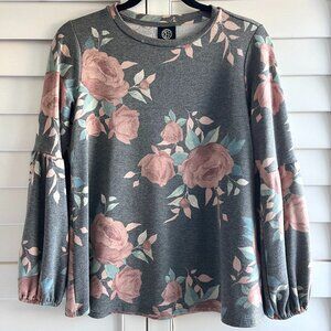Long sleeve floral top
